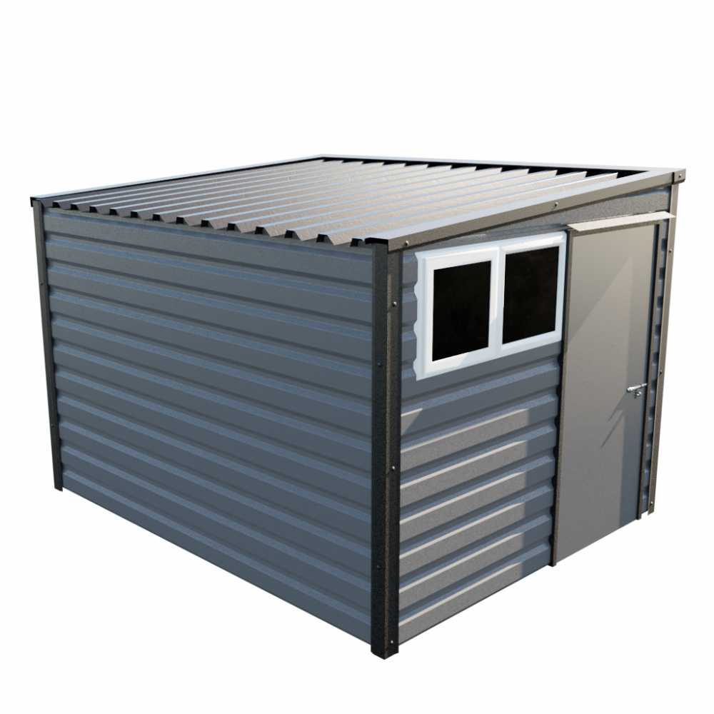 Lifelong Pent Shed - 8ft Wide 8x10 / Anthracite