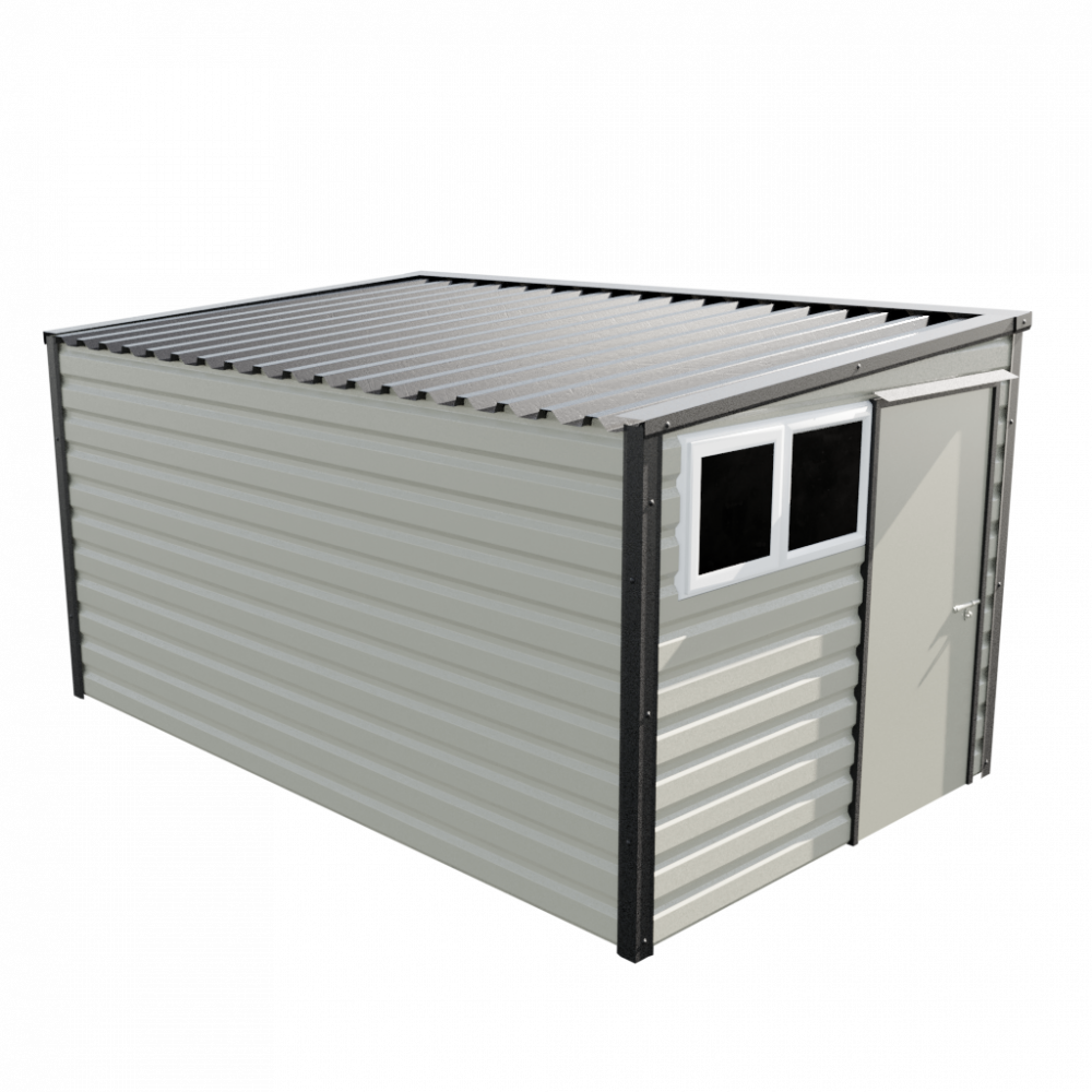 Lifelong Pent Shed - 8ft Wide 8x13 / Goosewing Grey