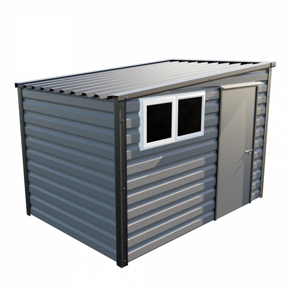Lifelong Pent Shed - 10ft Wide 10x7 / Anthracite
