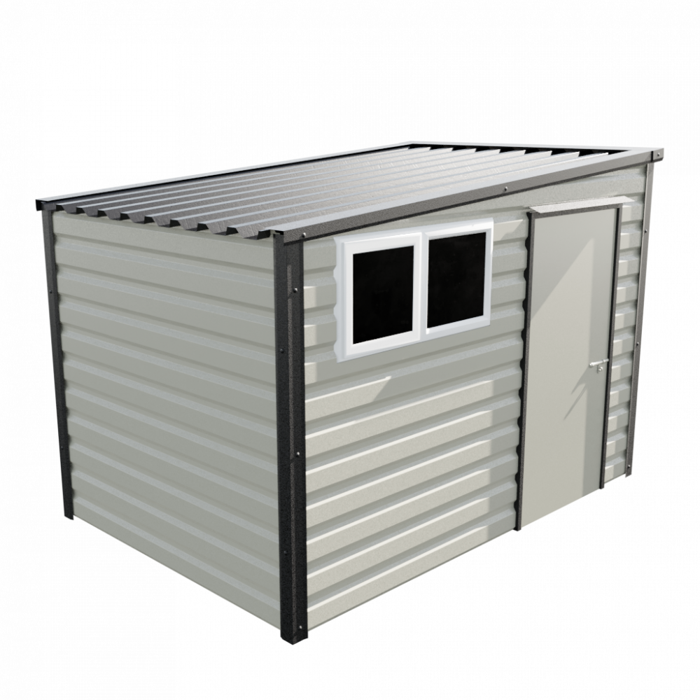 Lifelong Pent Shed - 10ft Wide 10x7 / Goosewing Grey