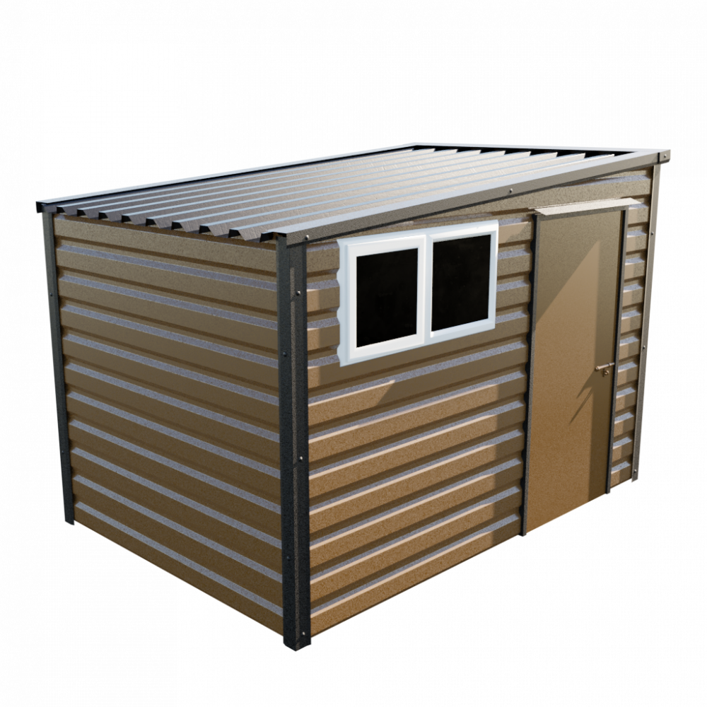 Lifelong Pent Shed - 10ft Wide 10x7 / Vandyke Brown