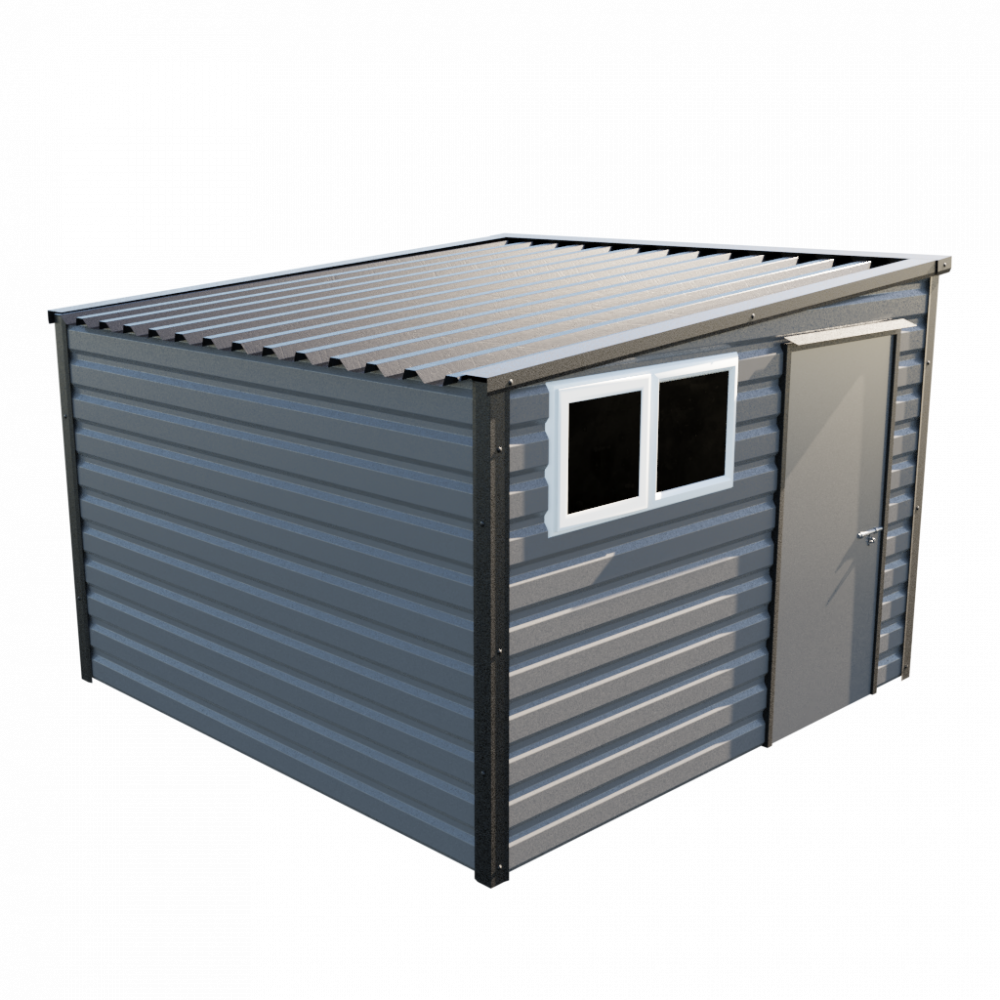Lifelong Pent Shed - 10ft Wide 10x10 / Anthracite