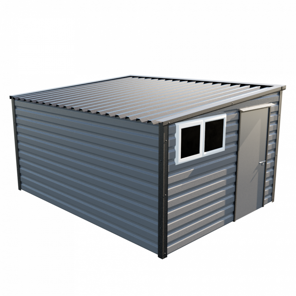 Lifelong Pent Shed - 10ft Wide 10x13 / Anthracite
