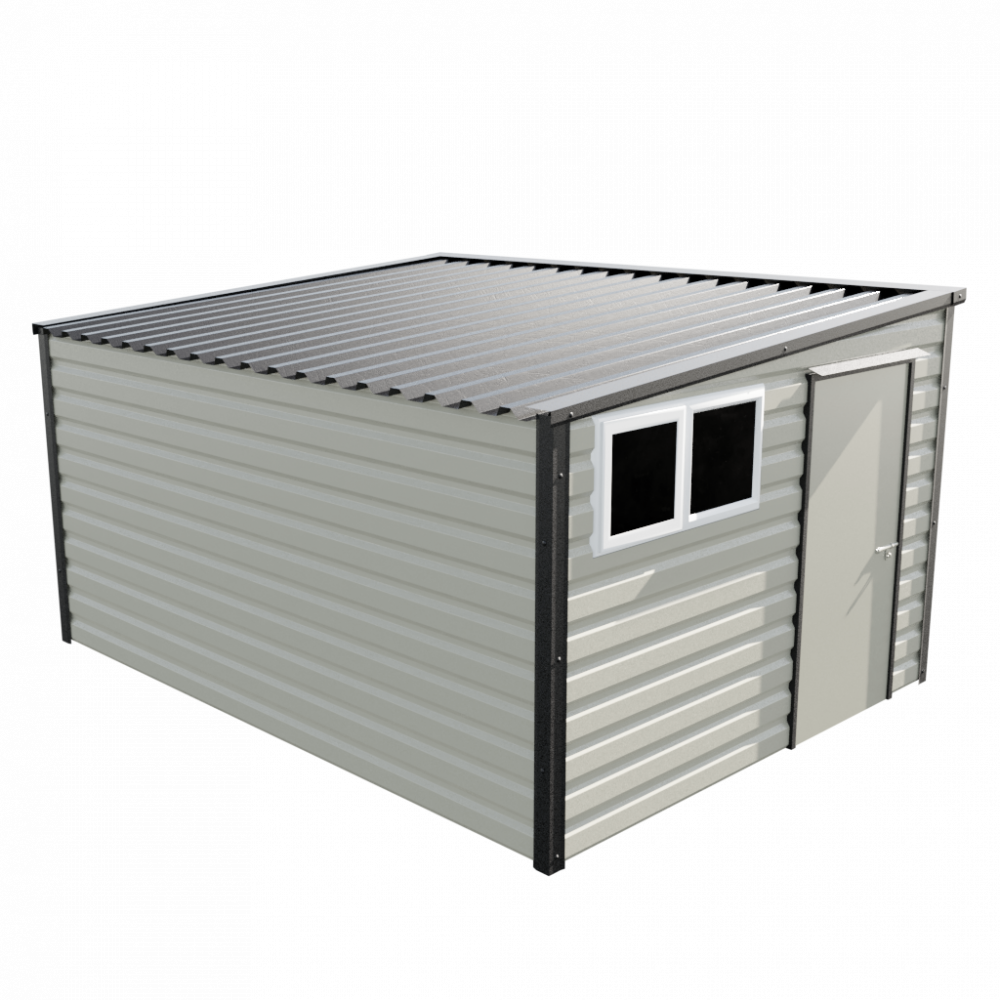 Lifelong Pent Shed - 10ft Wide 10x13 / Goosewing Grey