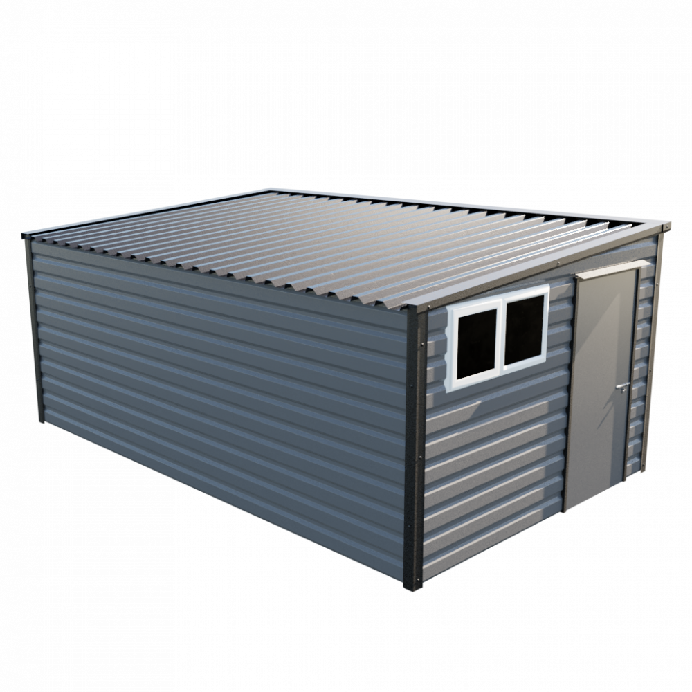 Lifelong Pent Shed - 10ft Wide 10x16 / Anthracite