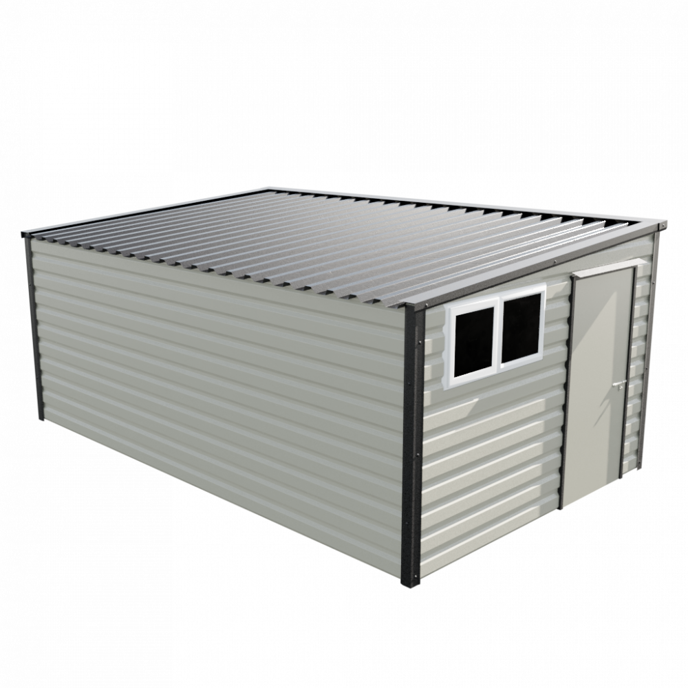 Lifelong Pent Shed - 10ft Wide 10x16 / Goosewing Grey