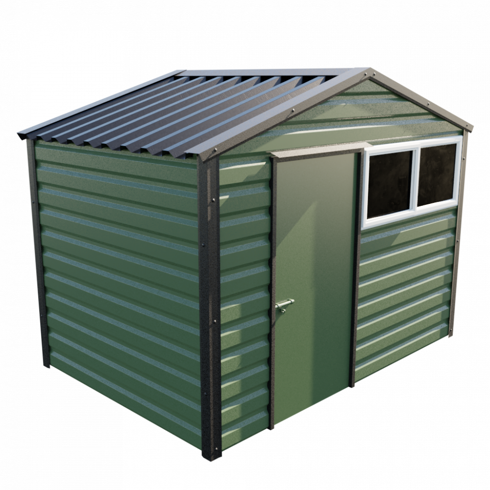 Lifelong Apex Shed - 10ft Wide 10x7 / Olive Green