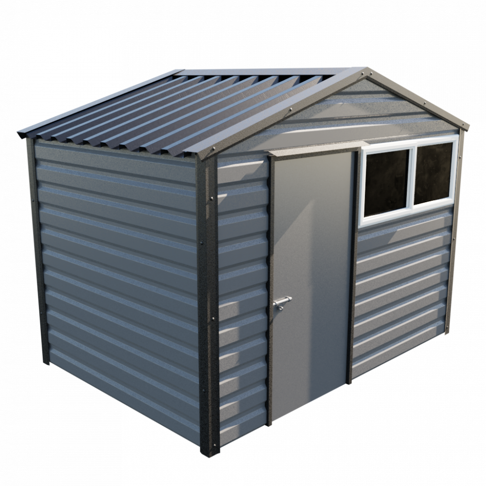 Lifelong Apex Shed - 10ft Wide 10x7 / Anthracite