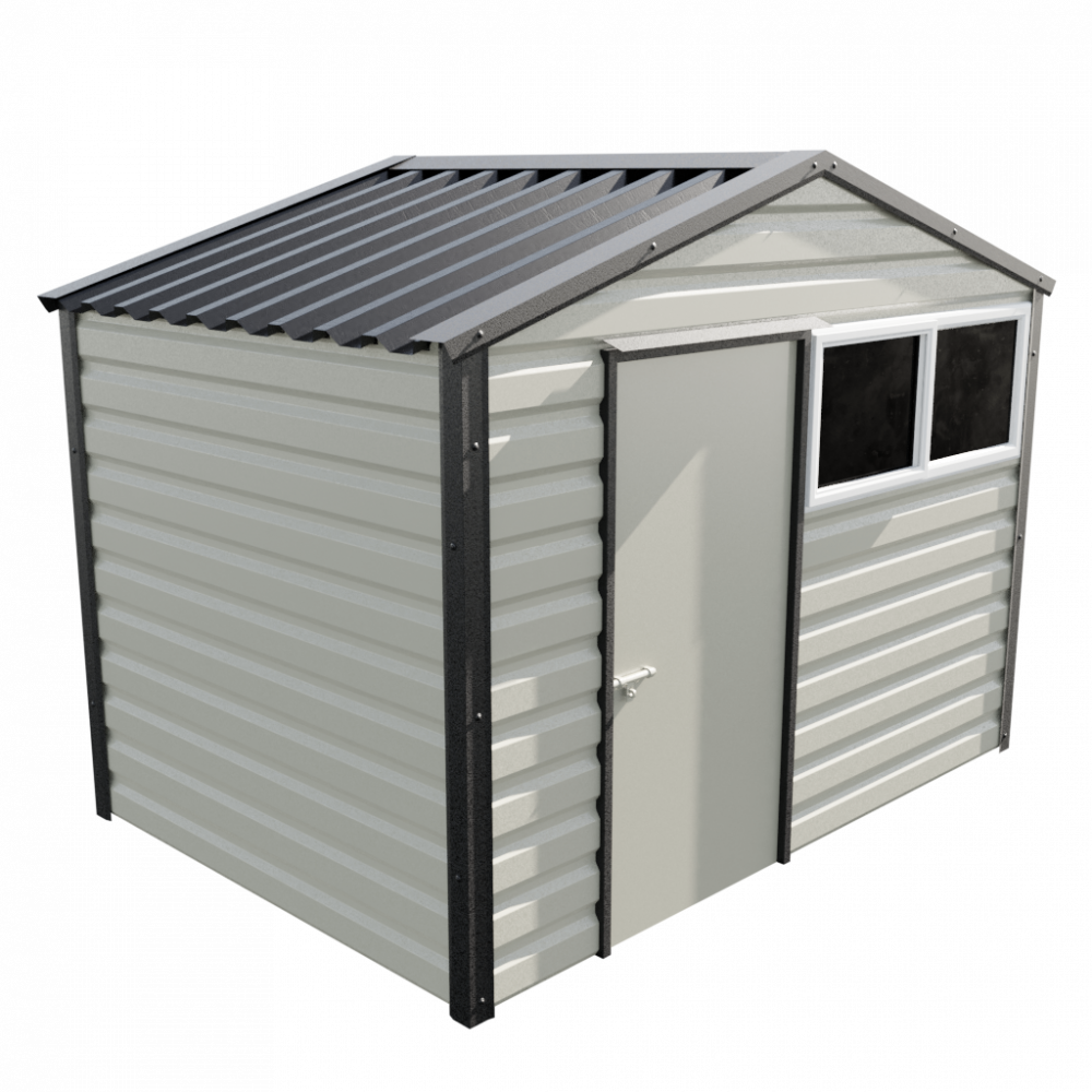Lifelong Apex Shed - 10ft Wide 10x7 / Goosewing Grey