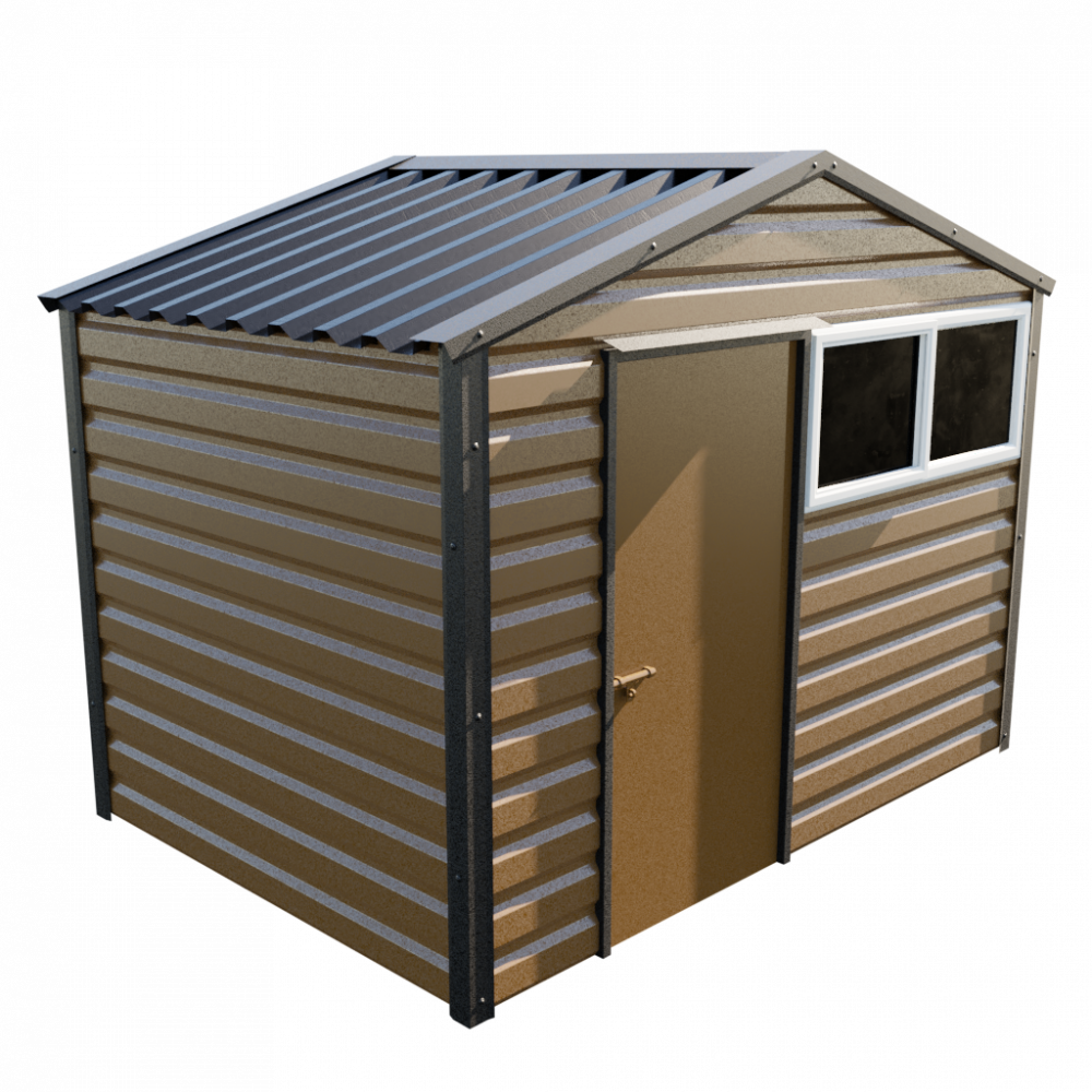 Lifelong Apex Shed - 10ft Wide 10x7 / Vandyke Brown