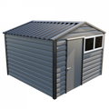 Lifelong Apex Shed - 10ft Wide 10x10 / Anthracite