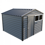 Lifelong Apex Shed - 10ft Wide 10x10 / Anthracite
