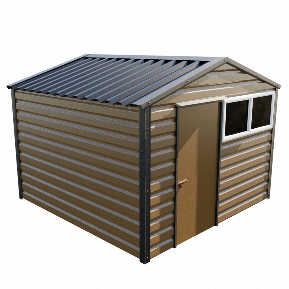 Lifelong Apex Shed - 10ft Wide 10x10 / Vandyke Brown