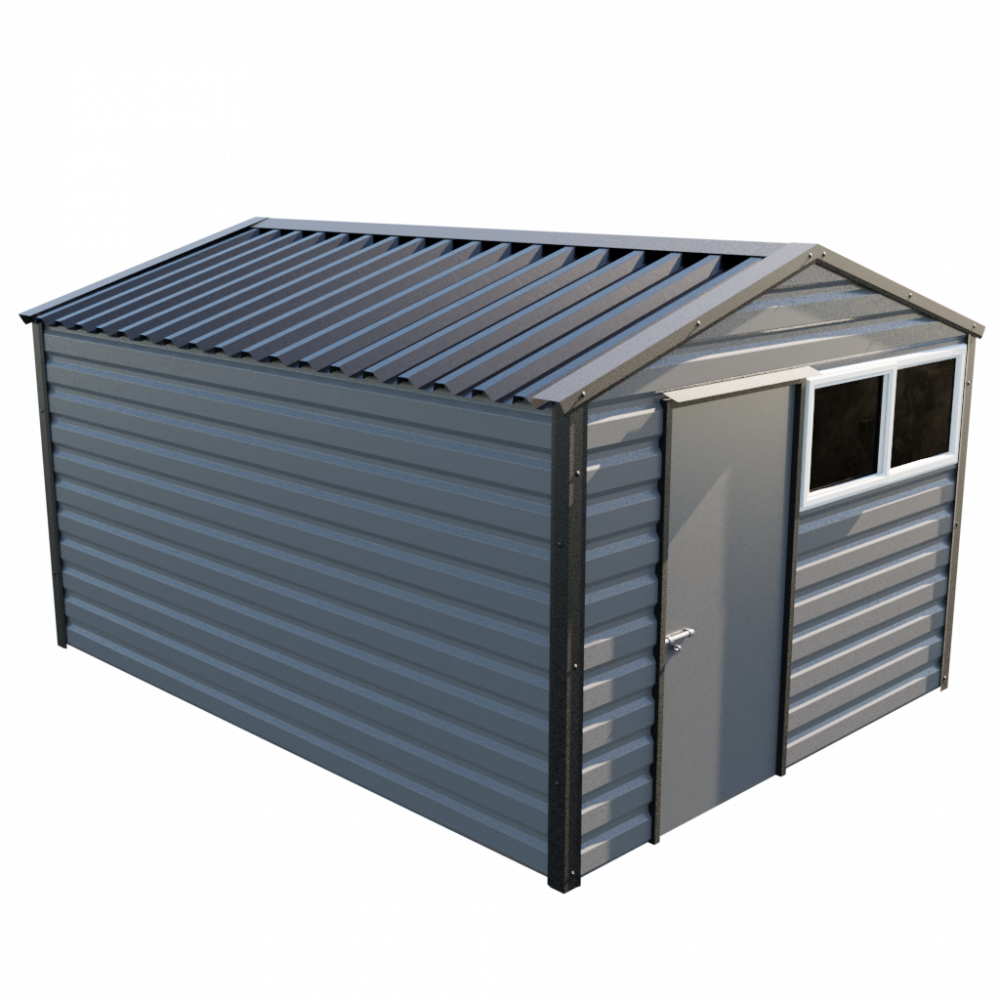 Lifelong Apex Shed - 10ft Wide 10x13 / Anthracite