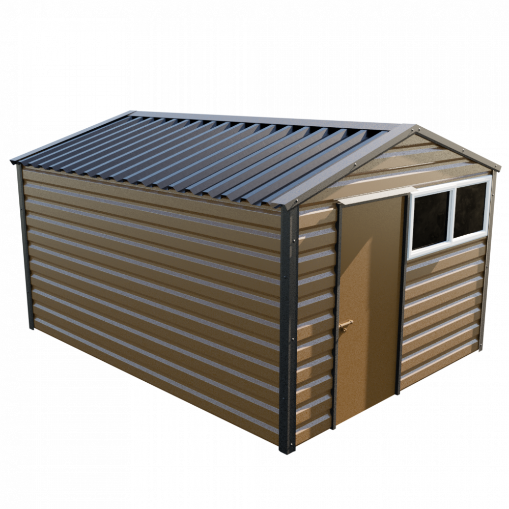 Lifelong Apex Shed - 10ft Wide 10x13 / Vandyke Brown