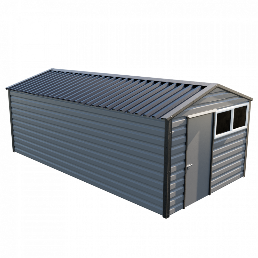 Lifelong Apex Shed - 10ft Wide 10x20 / Anthracite