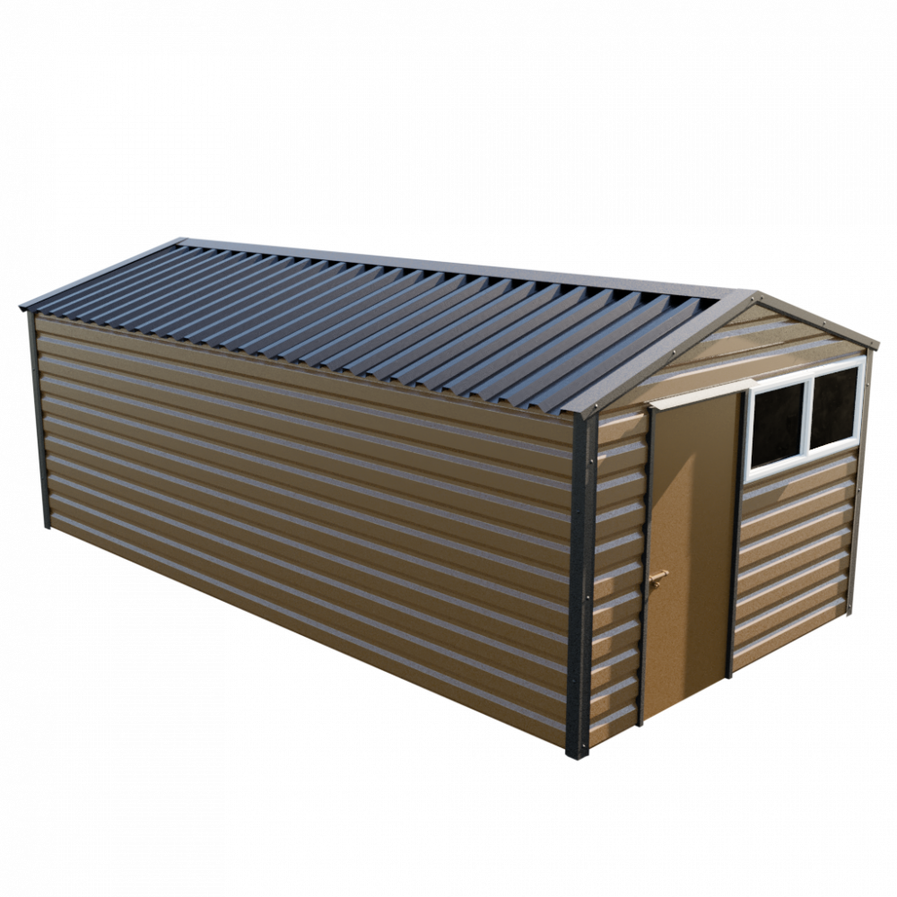Lifelong Apex Shed - 10ft Wide 10x20 / Vandyke Brown