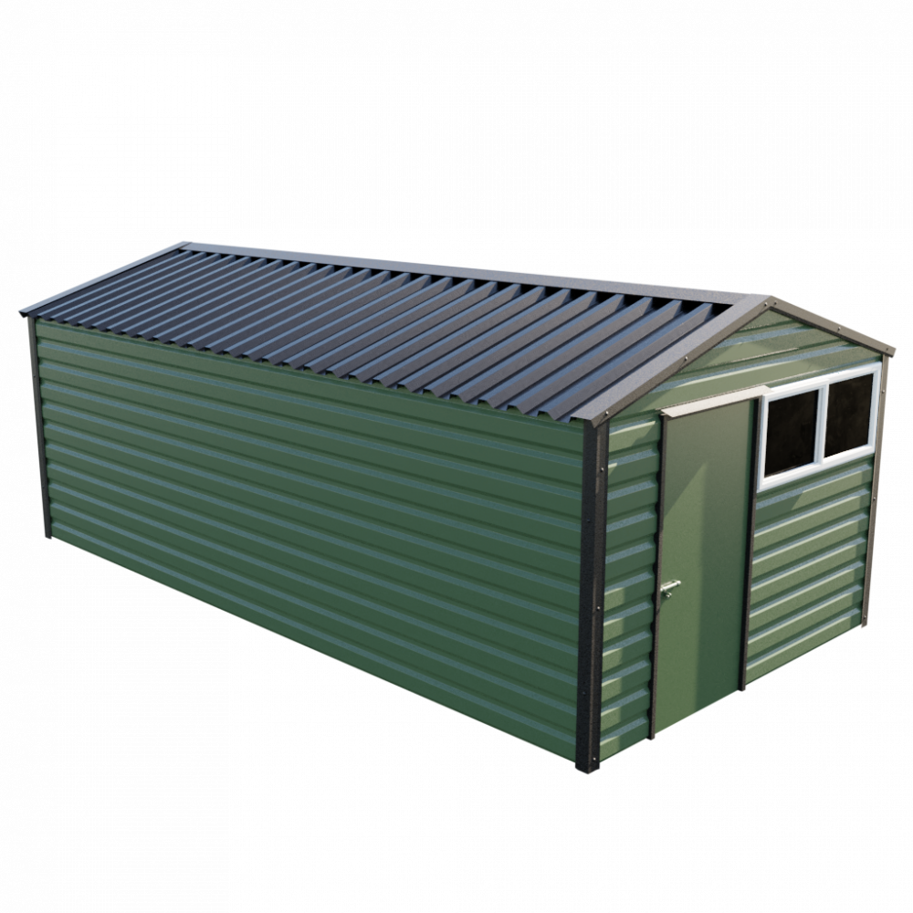 Lifelong Apex Shed - 10ft Wide 10x20 / Olive Green