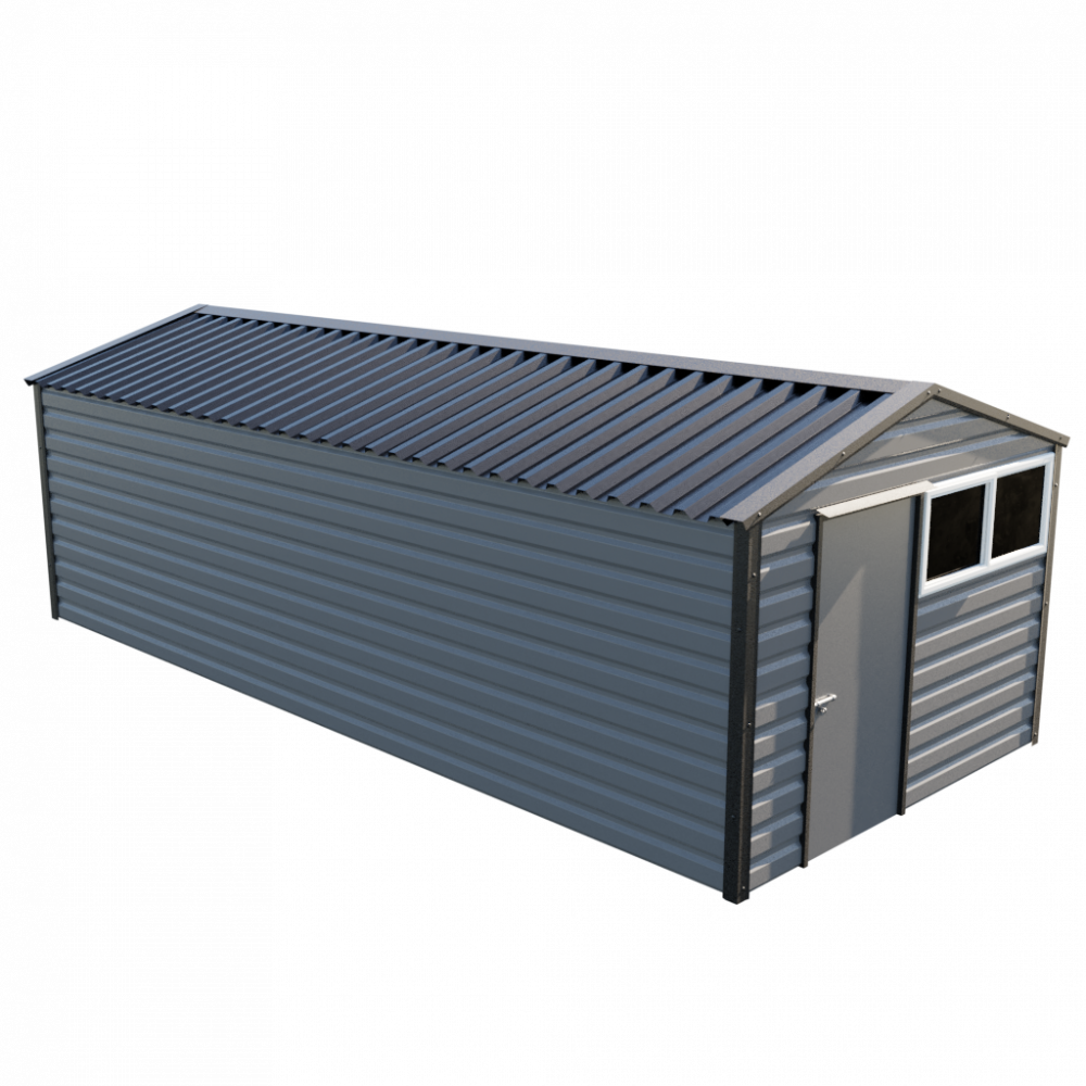 Lifelong Apex Shed - 10ft Wide 10x23 / Anthracite
