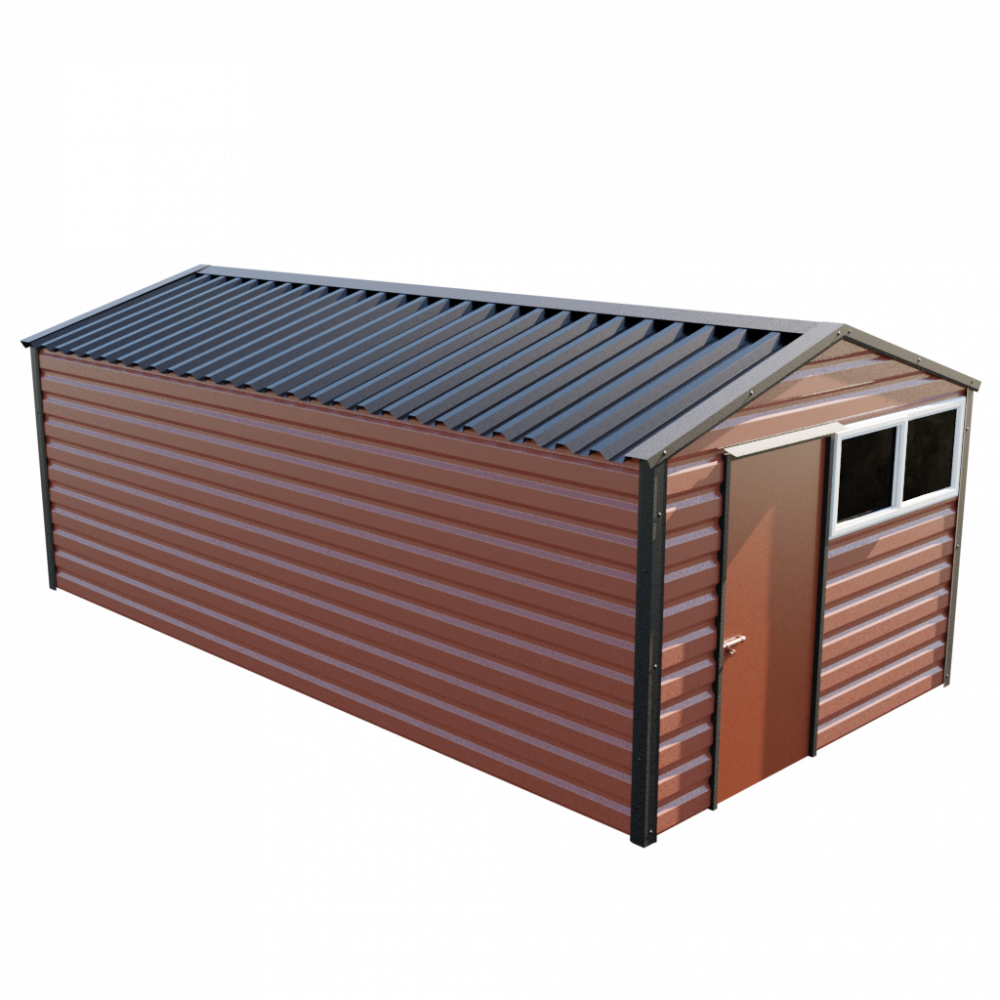 Lifelong Apex Shed - 10ft Wide 10x20 / Terracotta