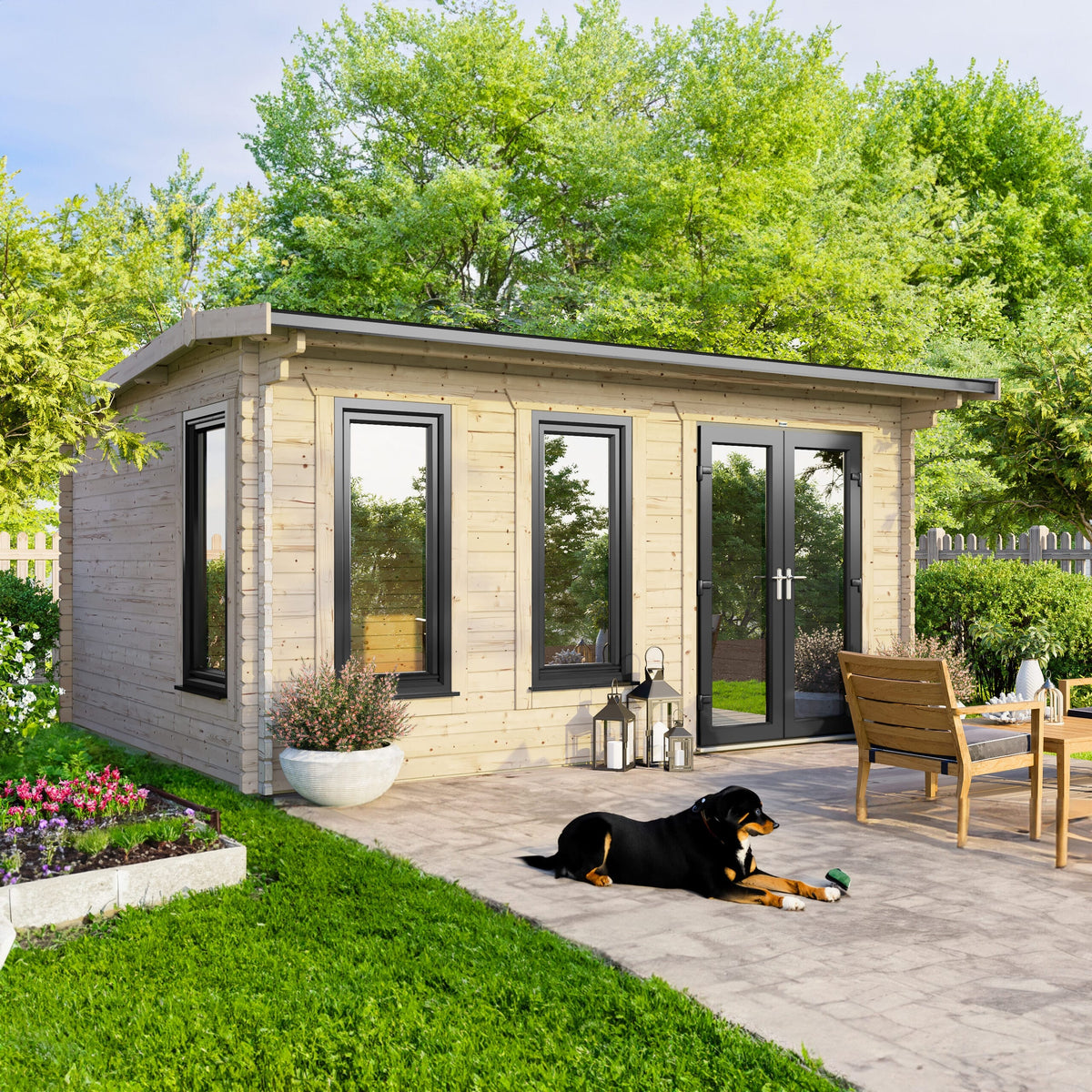 Power Apex Log Cabin - 44mm 16x10 / Right
