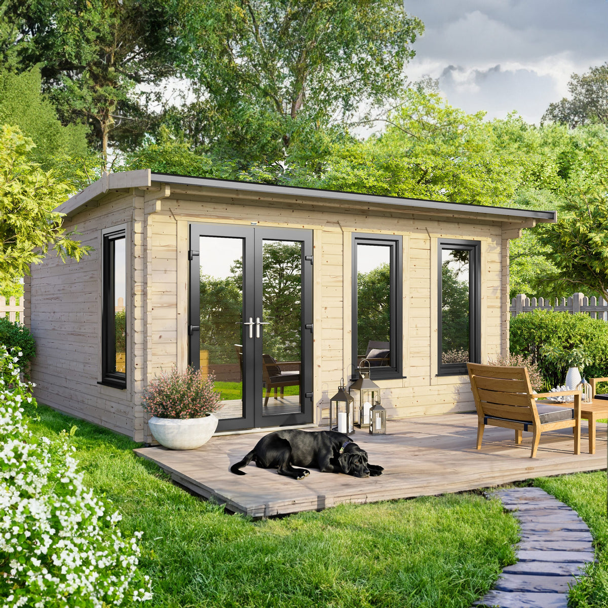 Power Apex Log Cabin - 44mm 16x12 / Left