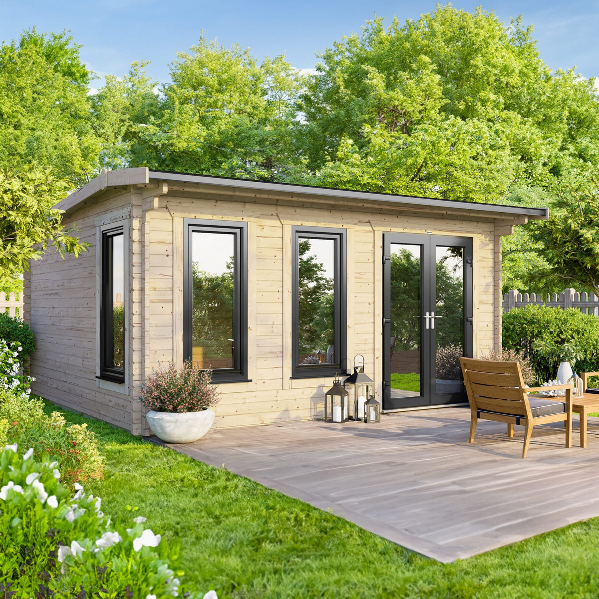 Power Apex Log Cabin - 44mm 16x12 / Right