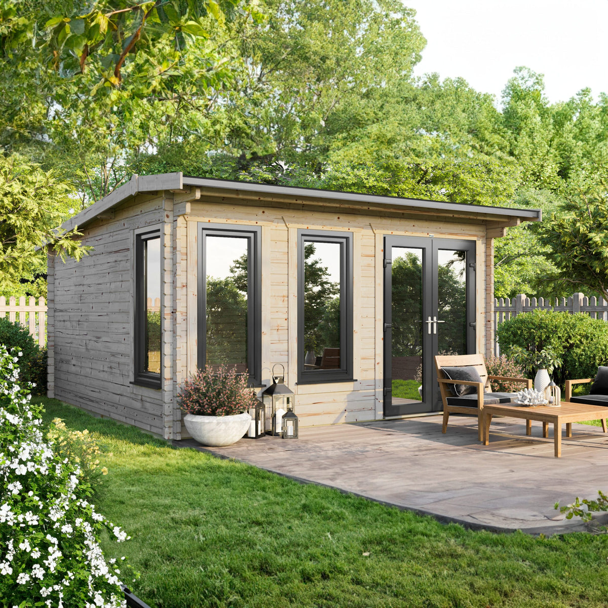 Power Apex Log Cabin - 44mm 16x16 / Right