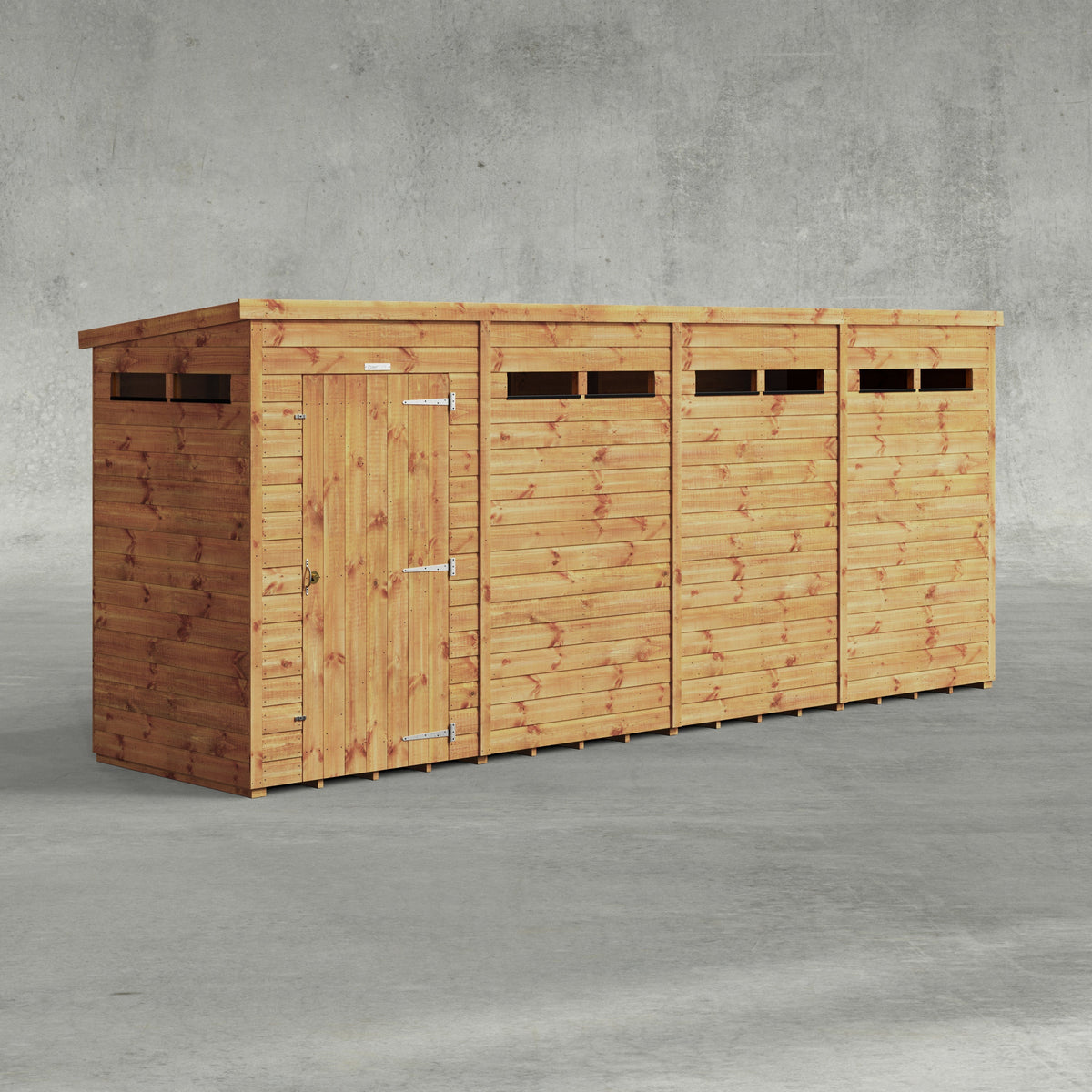 Power Pent Security Shed 16x4