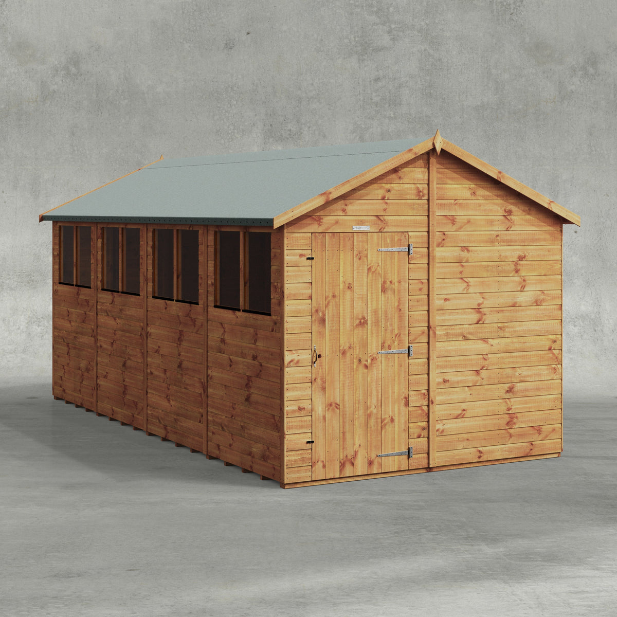 Power Apex Shed 16x8