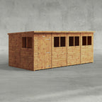 Power Pent Shed 16x8