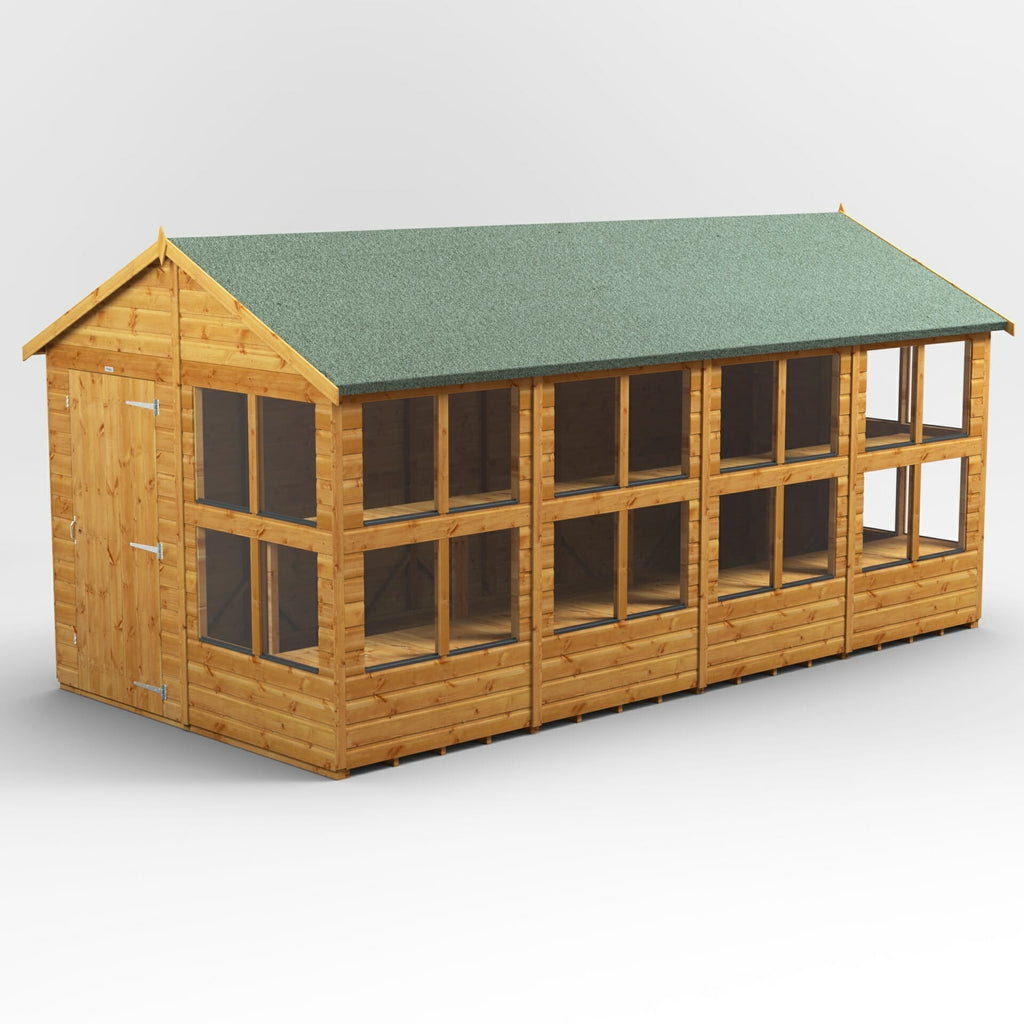 Power Apex Potting Shed 16x8