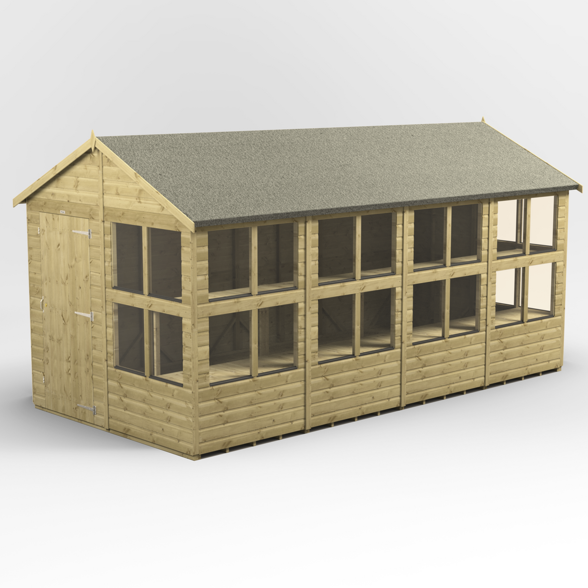 Power Apex Premium Potting Shed 16x8