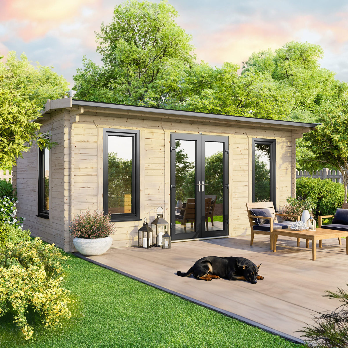 Power Apex Log Cabin - 44mm 18x10 / Centre