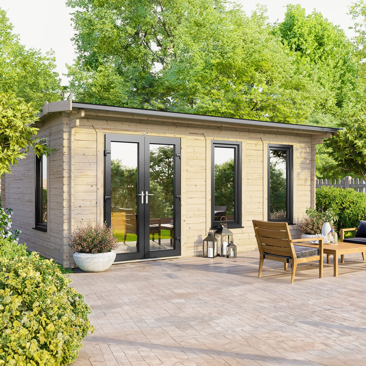 Power Apex Log Cabin - 44mm 18x12 / Left