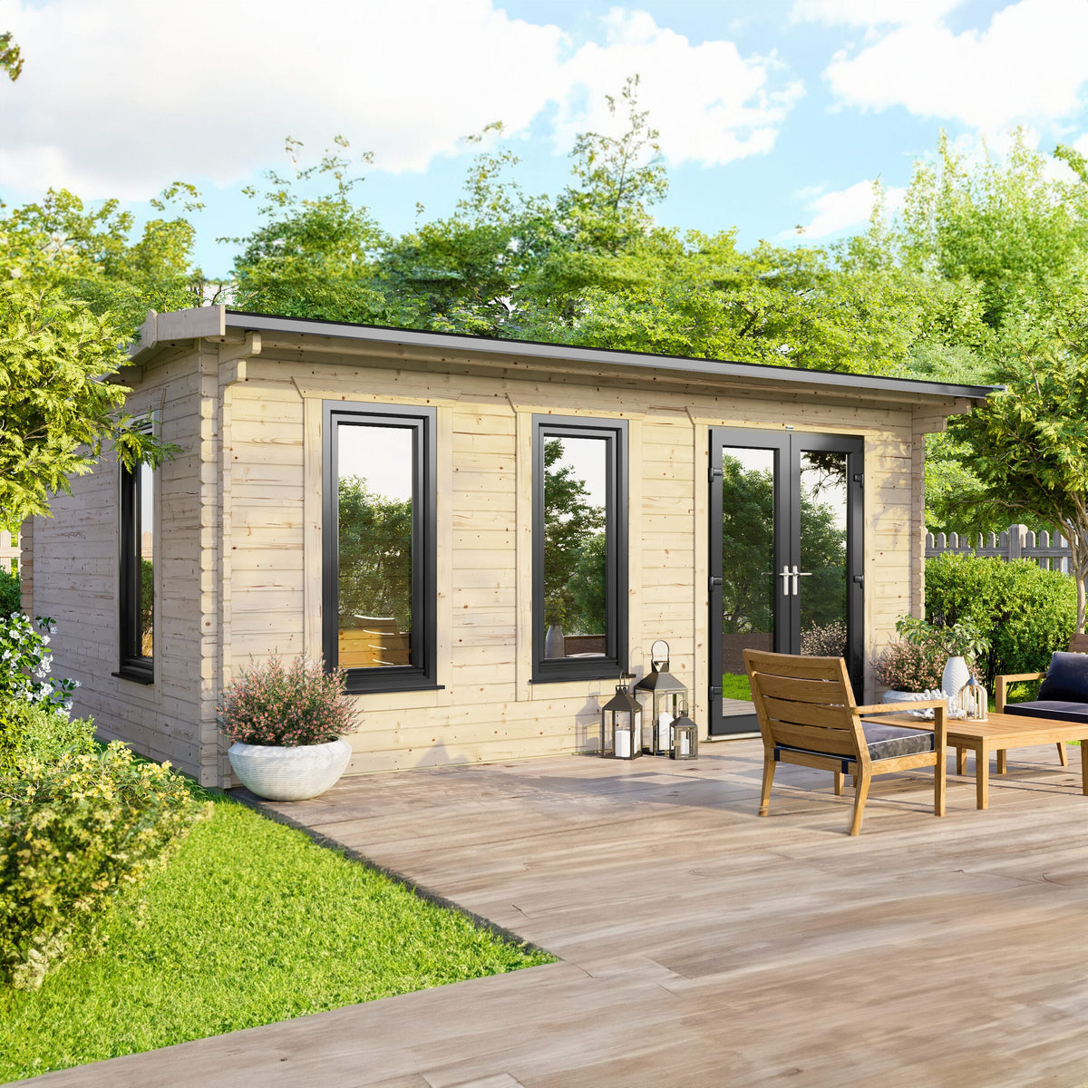 Power Apex Log Cabin - 44mm 18x12 / Right
