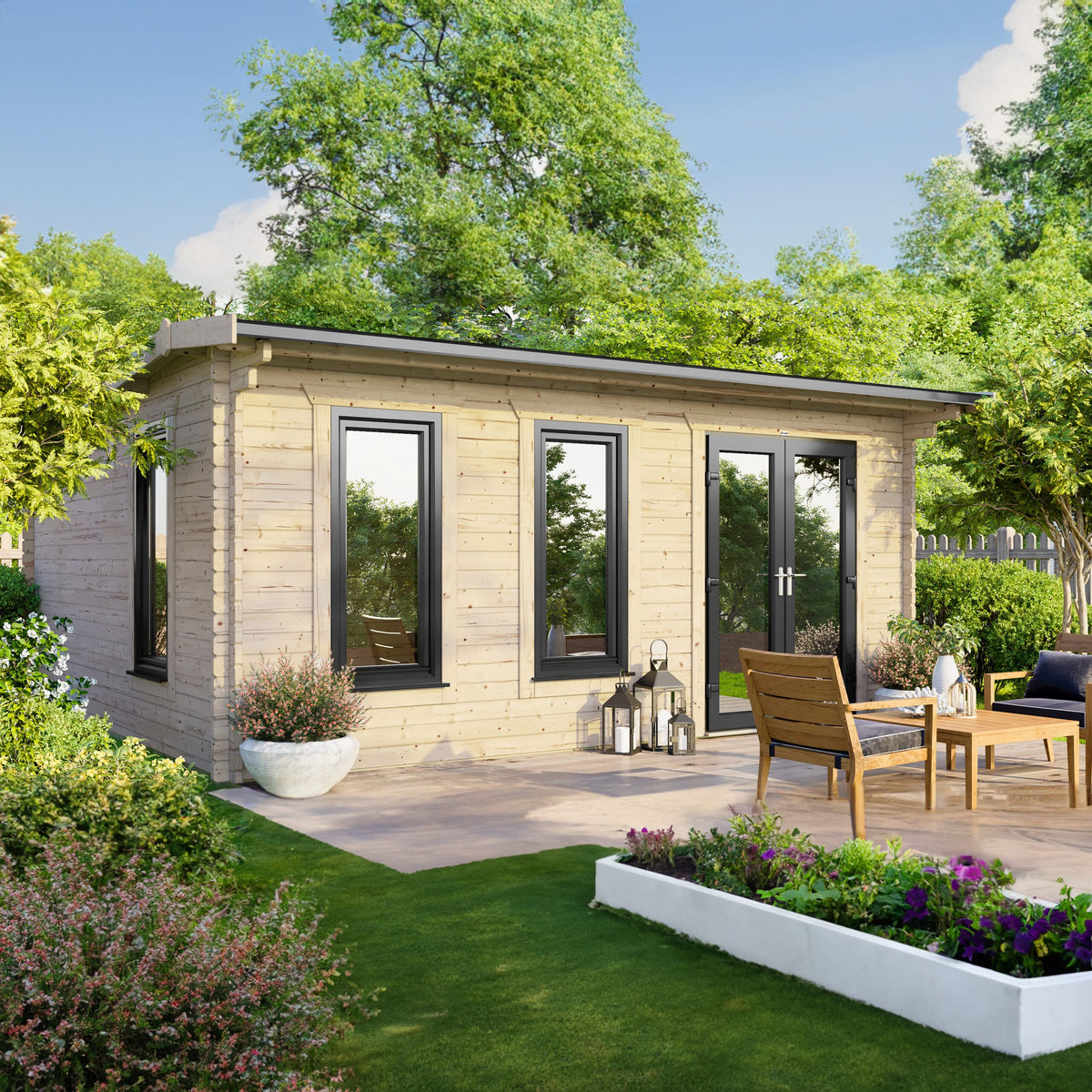 Power Apex Log Cabin - 44mm 18x14 / Right
