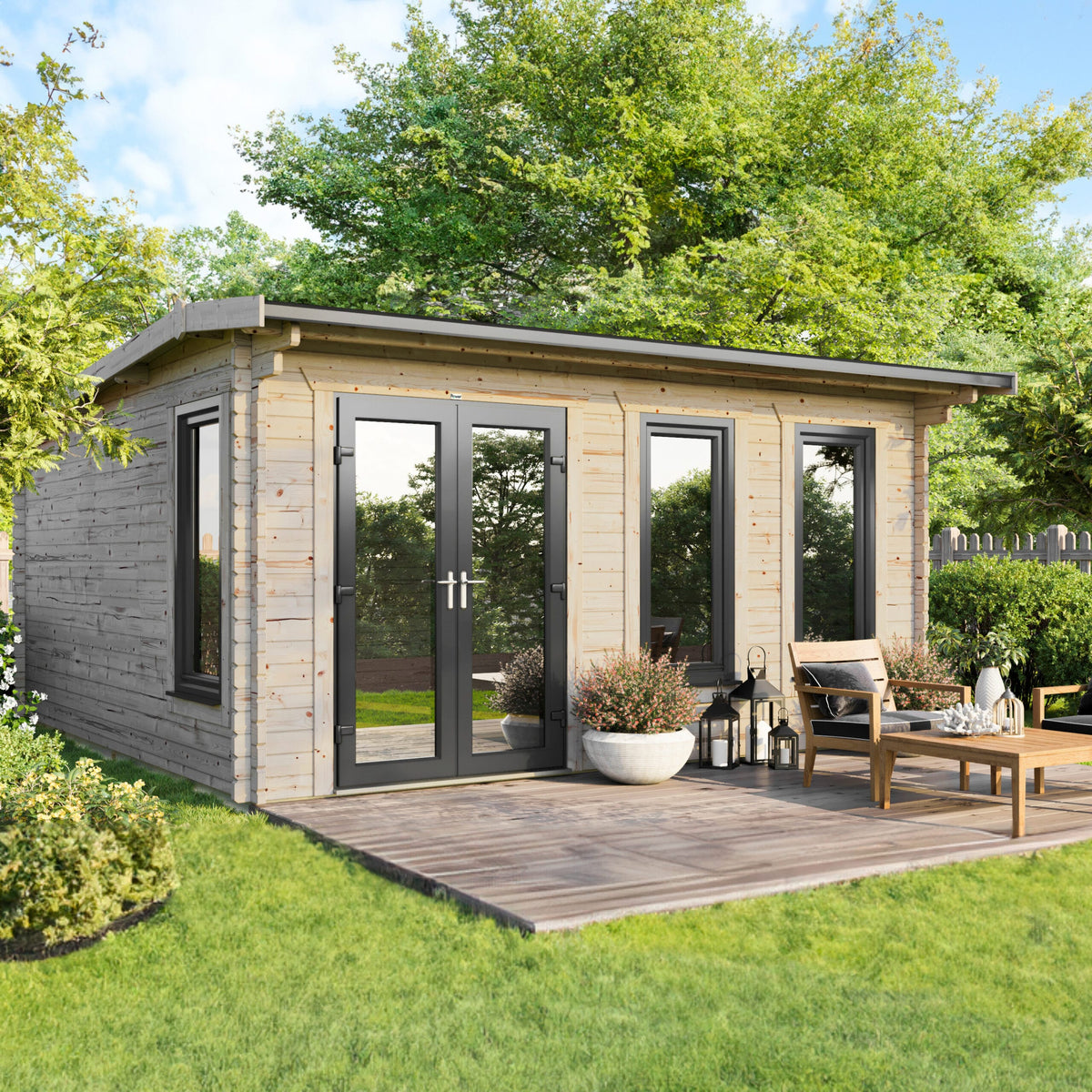 Power Apex Log Cabin - 44mm 18x18 / Left