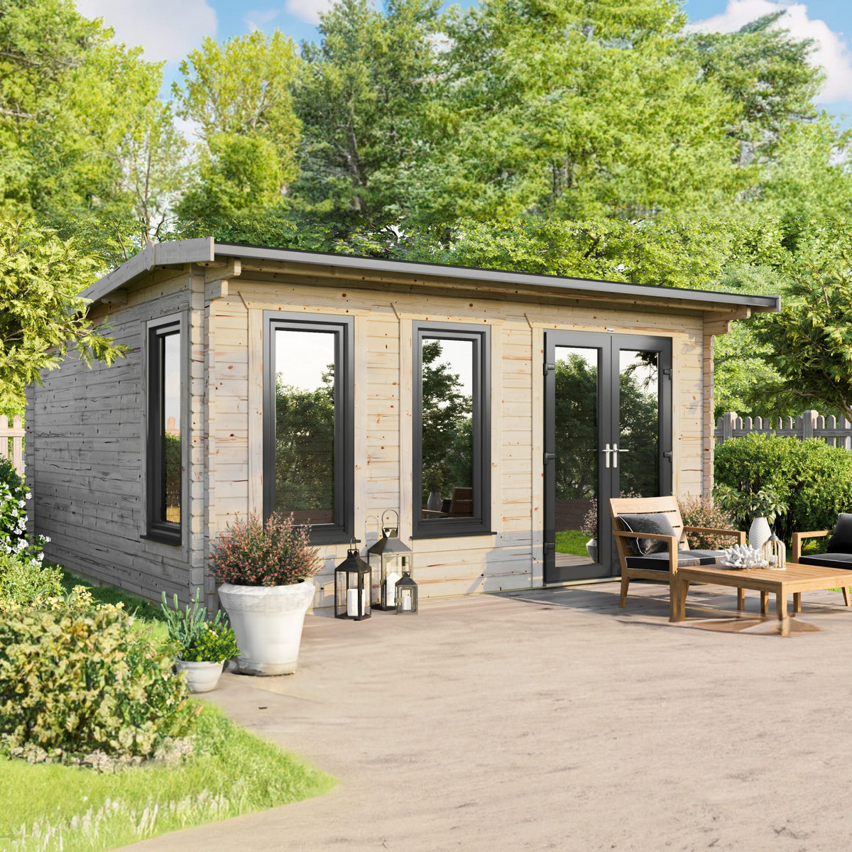 Power Apex Log Cabin - 44mm 18x18 / Right