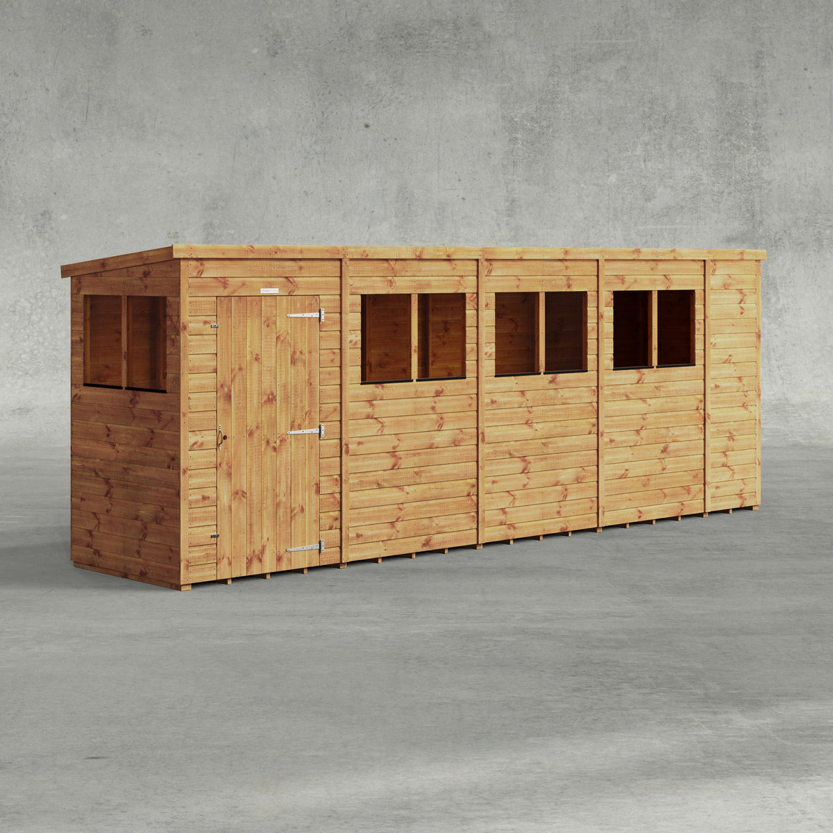 Power Overlap Pent Shed 18x4