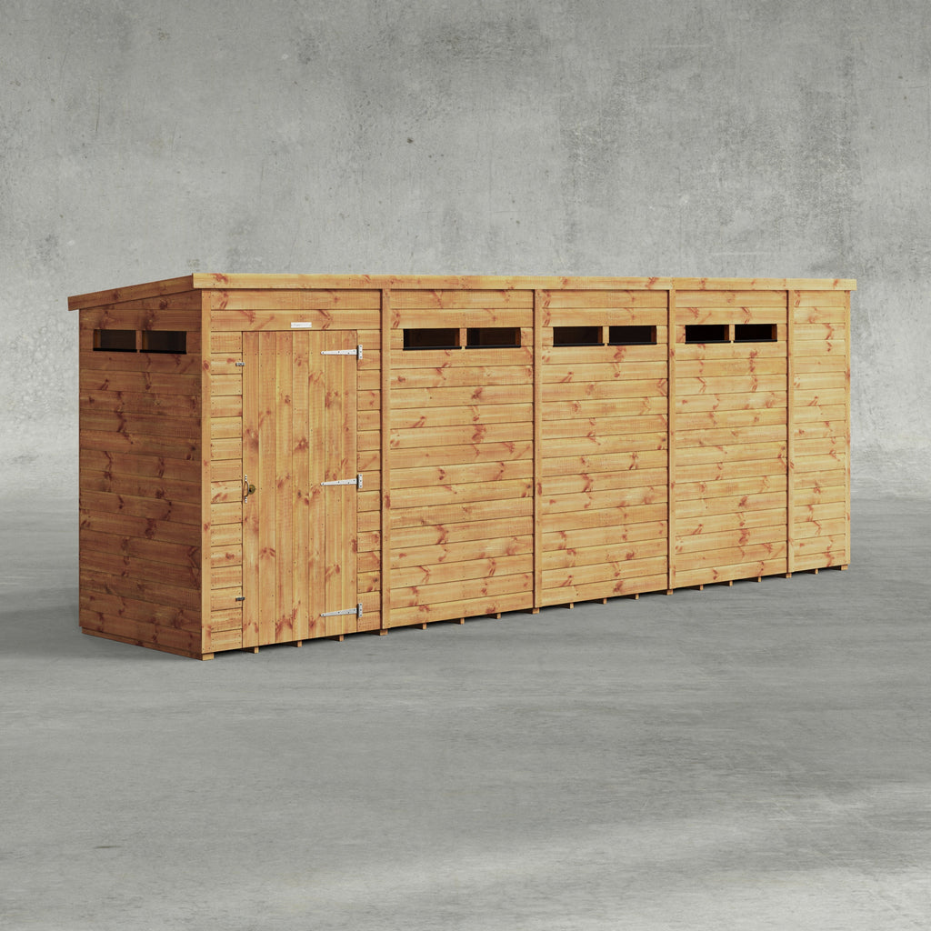 Power Pent Security Shed 18x4