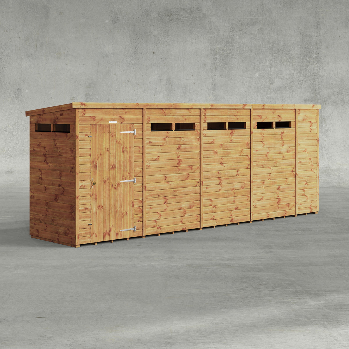 Power Pent Security Shed 18x4
