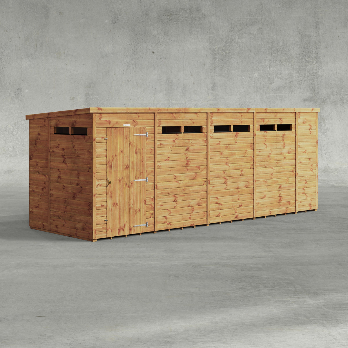 Power Pent Security Shed 18x6