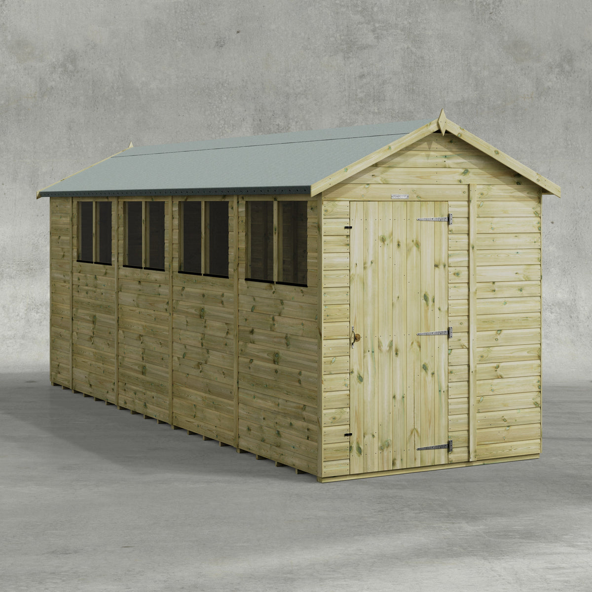 Power Premium Apex Shed 18x6