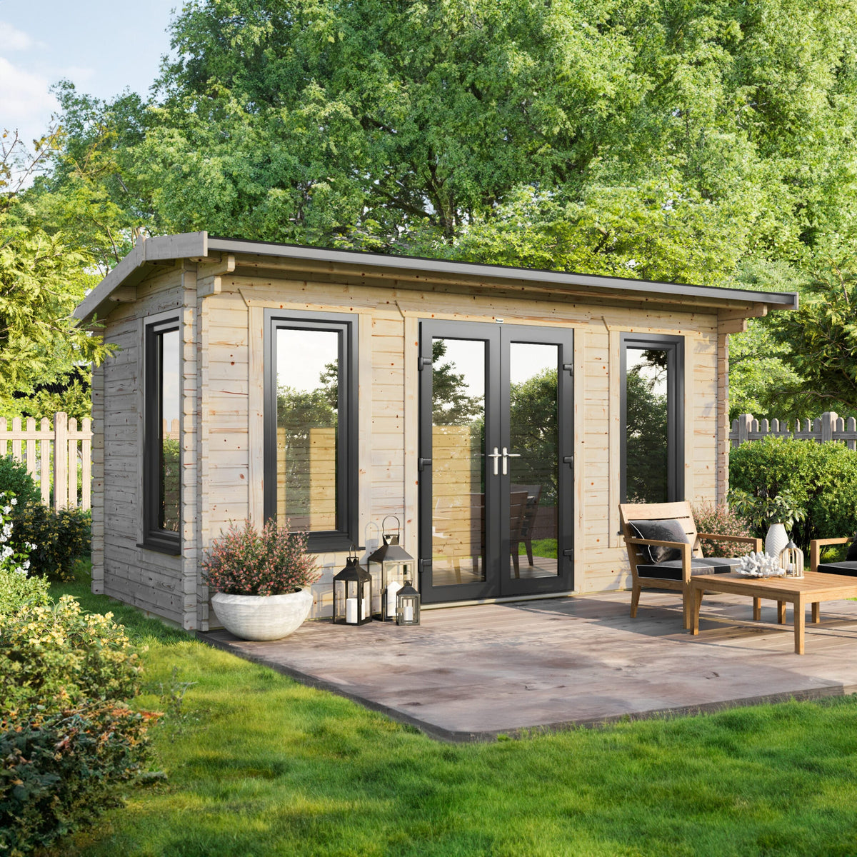Power Apex Log Cabin - 44mm 18x8 / Centre