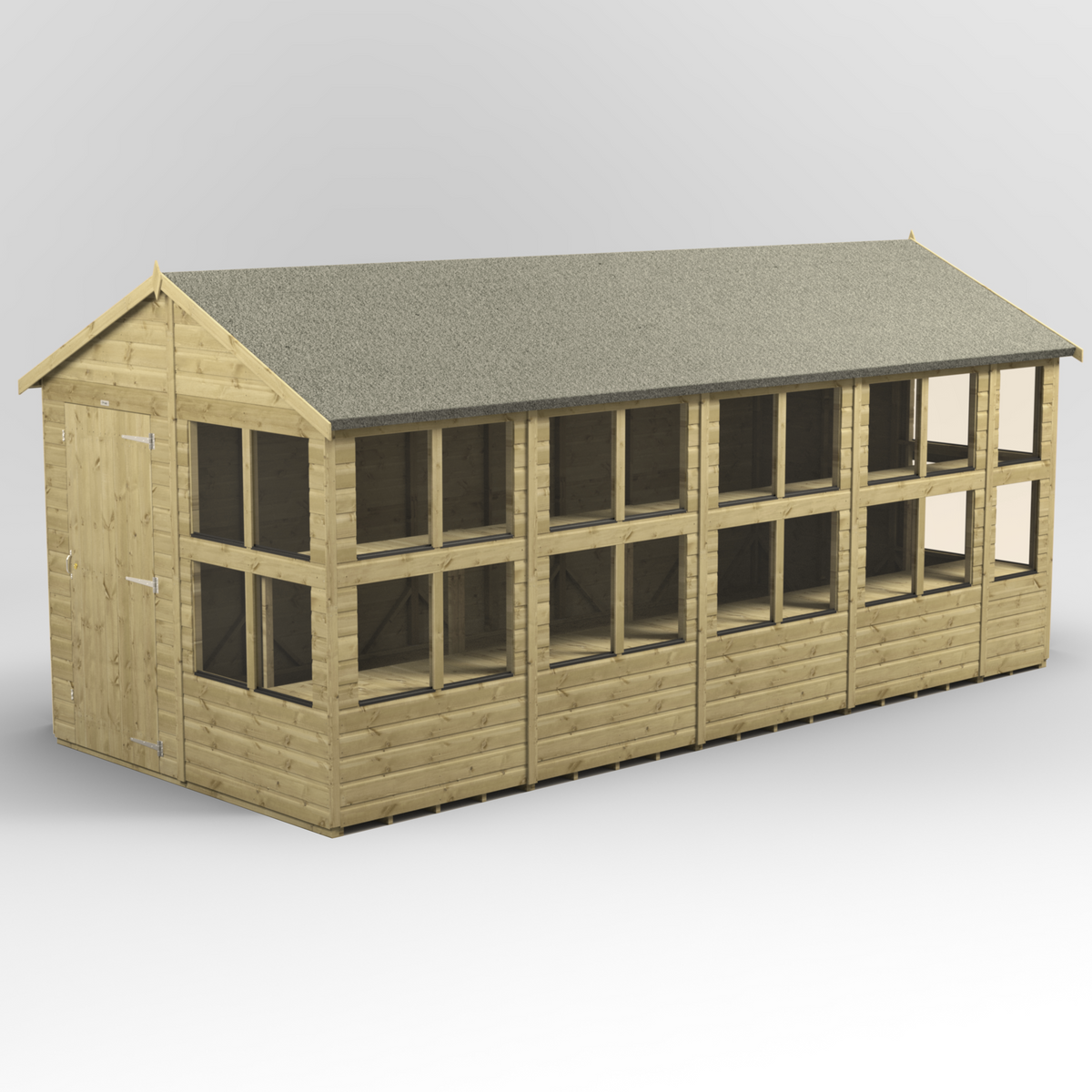 Power Apex Premium Potting Shed 18x8