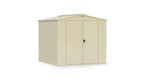 Asgard Gladiator 7x7 steel garage in ivory