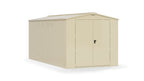 Asgard Gladiator 7x14 steel garage in ivory