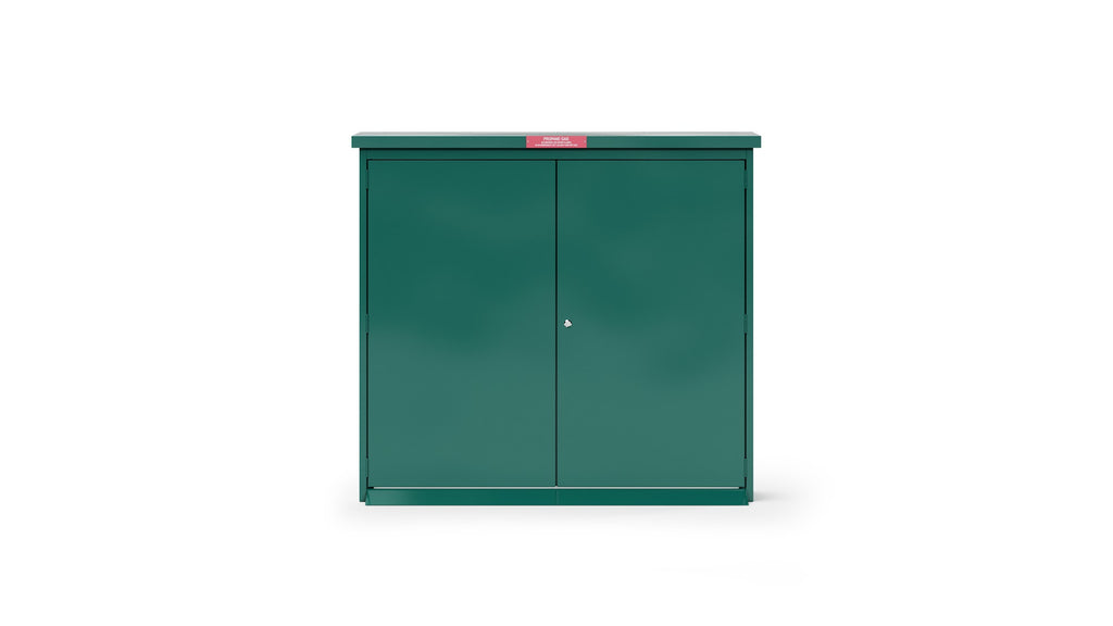 Asgard large gas bottle store in green