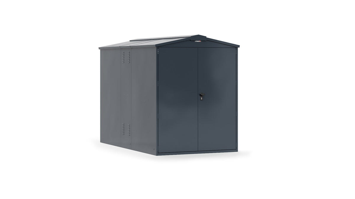 Asgard Motorbike Secure Unit 5x9 in grey